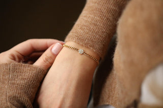 Altın To The Moon Bileklik