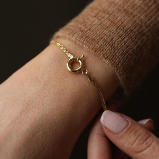 Altın Sade Zincir Bileklik