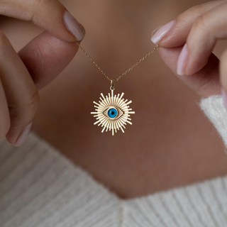 Göz Altın Kolye
