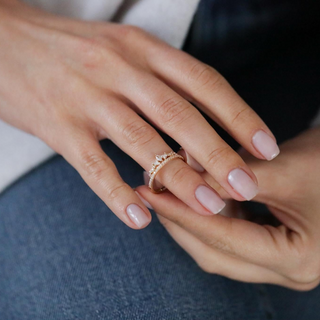 Altın Queen's Crown Yüzük