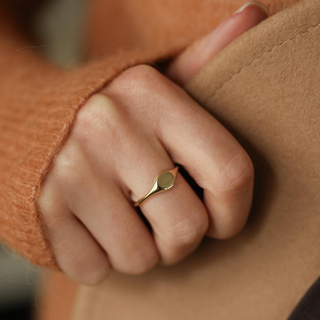 Altın Şövalye Loop Yüzük