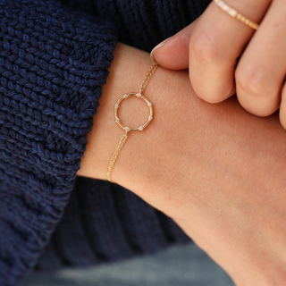 Altın Halka Unia Zincir Bileklik