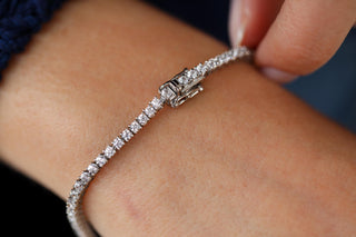 Su Yolu Beyaz Altın Bileklik