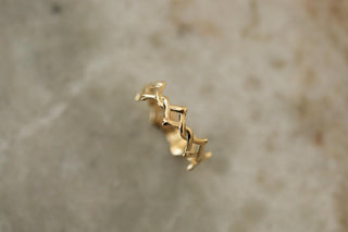 Burgu Tel Altın Yüzük