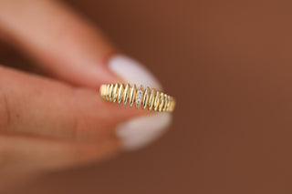 Minimalist Altın Yüzük