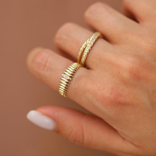 Minimalist Altın Yüzük