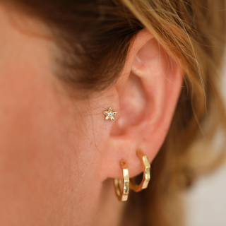 Altın Elie Piercing – 14 Ayar Altın | CHN Kuyumculuk