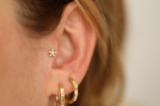 Altın Elie Piercing – 14 Ayar Altın | CHN Kuyumculuk