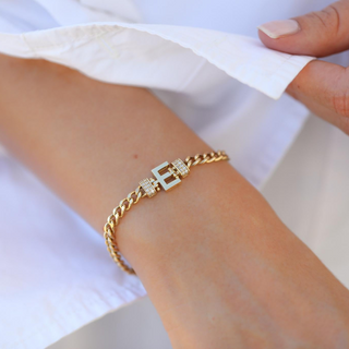 Harf Altın Bileklik