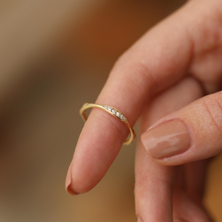 Zarif Tel Altın Yüzük