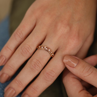 Altın Yule Rose Yüzük