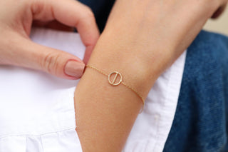 Simya Salt Minimal Zincir Altın Bileklik