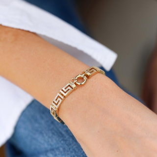 Modern Taşlı Altın Bileklik