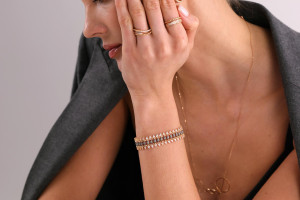 Altın Goddes Bileklik Rose