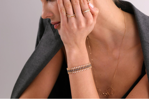 Altın Goddes Bileklik Rose