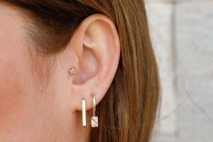 Star Altın Piercing
