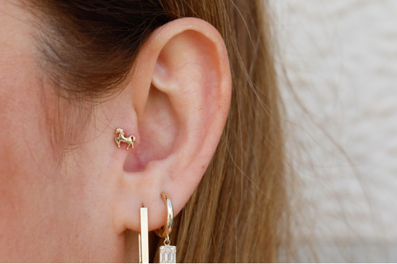 Podi Noud Altın Piercing