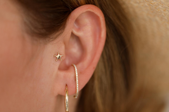 Altın Opac Piercing