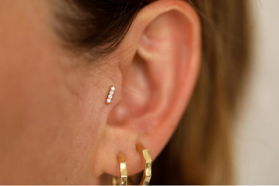 Altın Loren Piercing