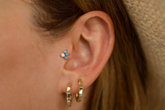 Altın Blue Tadic Piercing