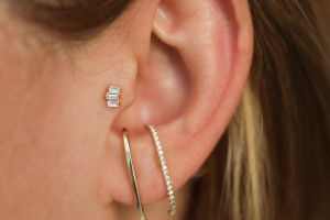 Altın Baget Series Lumi Piercing