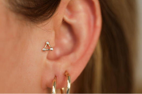 Altın Trios Piercing